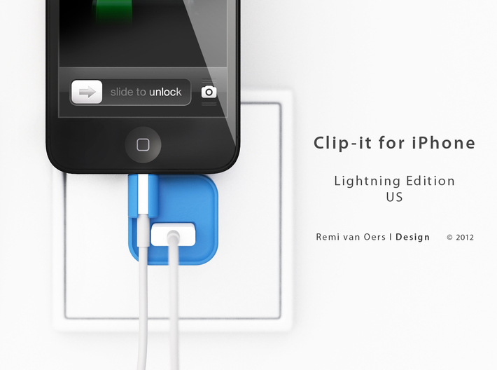 Clip-it Lightning US 3d printed 
