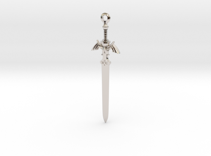 Master Sword Pendant 3d printed