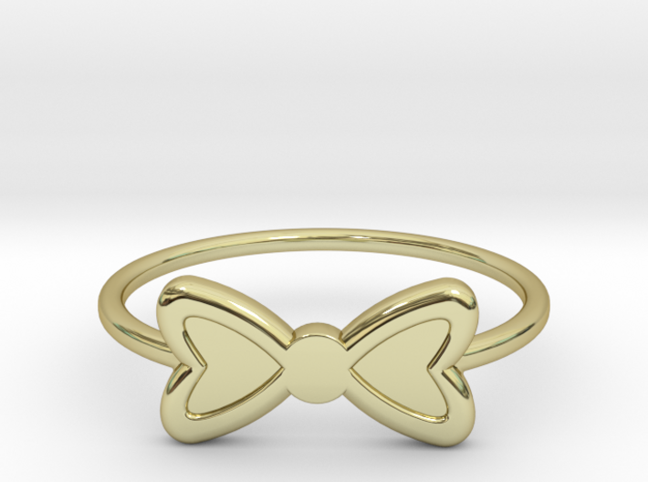 Knuckle Bow Ring, 15mm diameter by CURIO 3d printed
