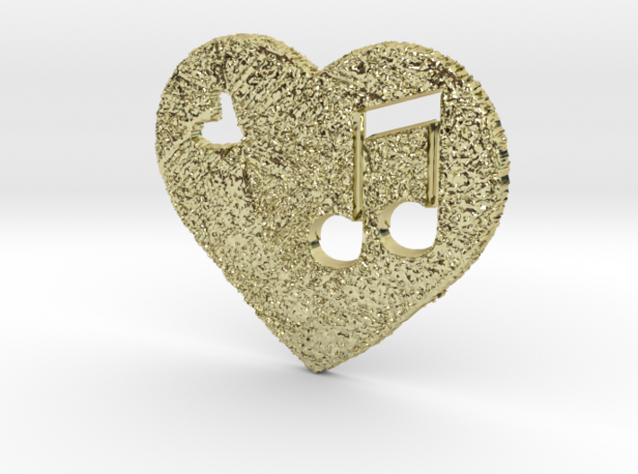 Love Music Heart 3D 3d printed