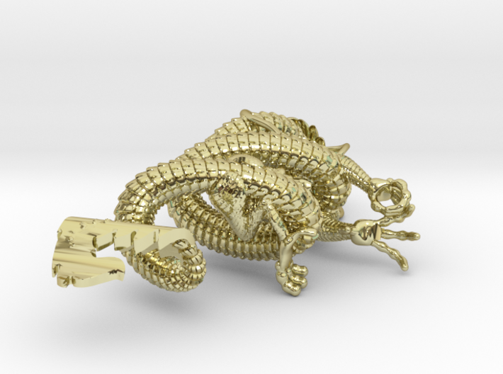 Dragon pendant # 3 3d printed