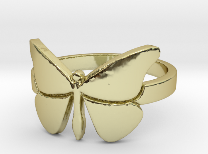 Butterfly (large) Ring Size 7 3d printed