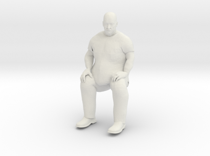 Big Guy Sitting 1/29 scale 3d printed