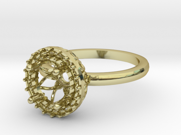 Ab048 Oval Setting 3d printed