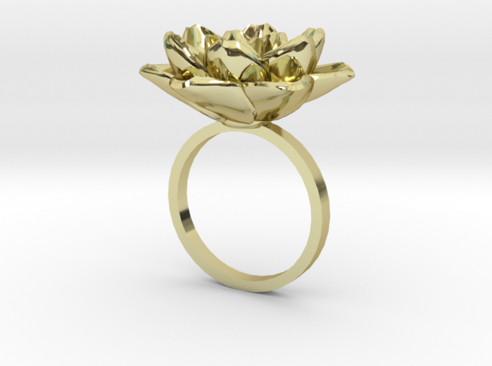 Rose Ring 17.3mm 3d printed