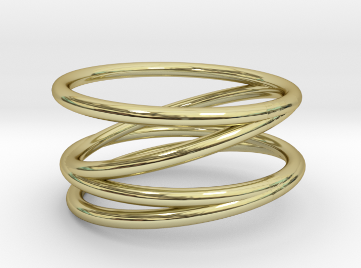 Finger Cage Ring - Sz. 8 3d printed