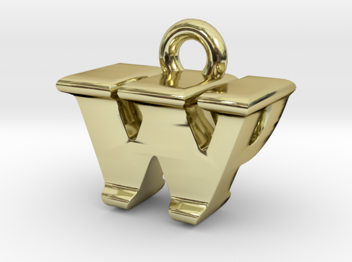 3D Monogram - WPF1 3d printed