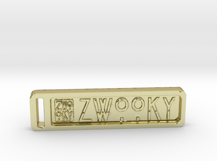 ZWOOKY Keyring 34 rounded 5cm 4.5mm 3d printed