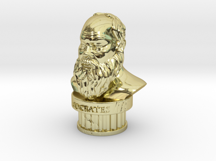 Socrates Bust 3d printed