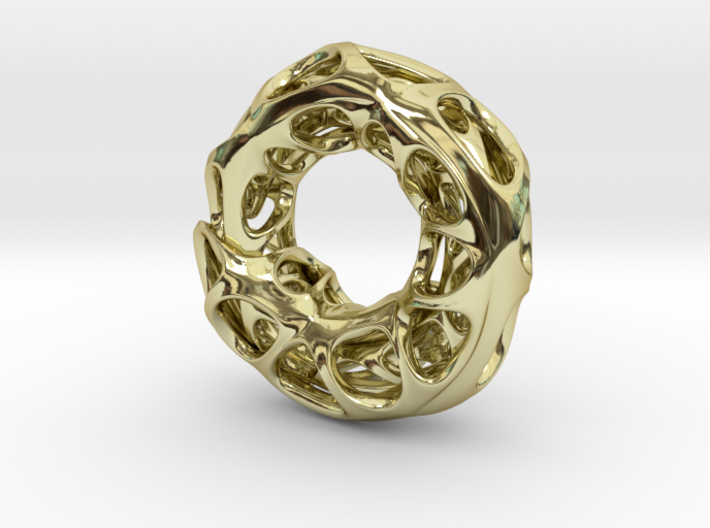 Ouroboros Pendant (S) 3d printed