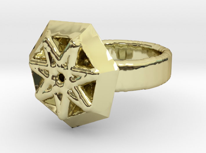Magnificent Esboo ring 3d printed