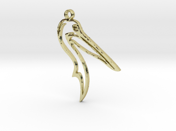 Pelican pendant 3d printed