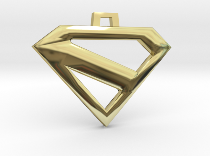 Superman Kingdom Come keychain/pendant 3d printed