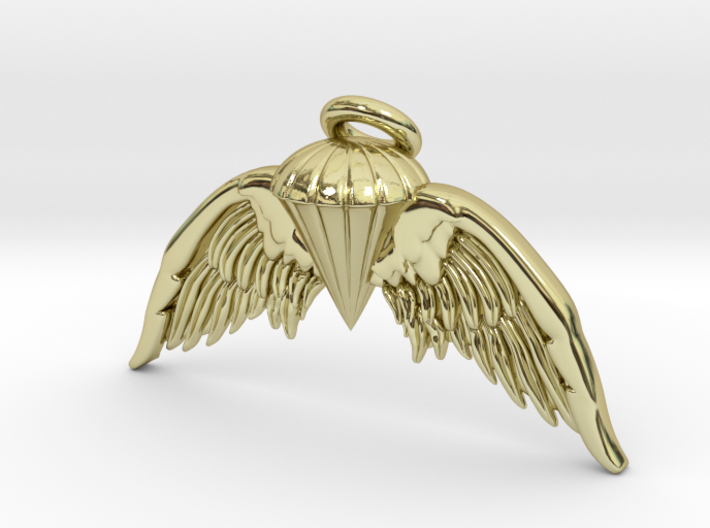 Navy Jump Angel Wings 3d printed