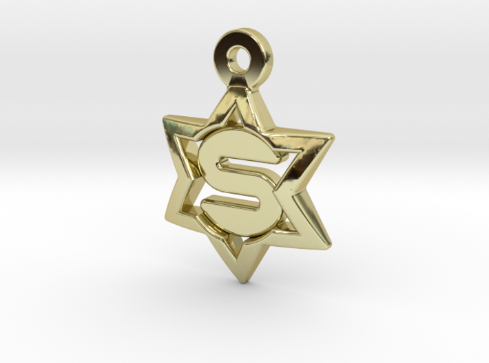 Jewish Star - S 3d printed 