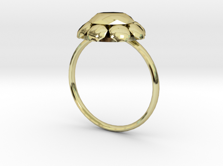 Diamond Ring US Size 7 UK Size O 3d printed 