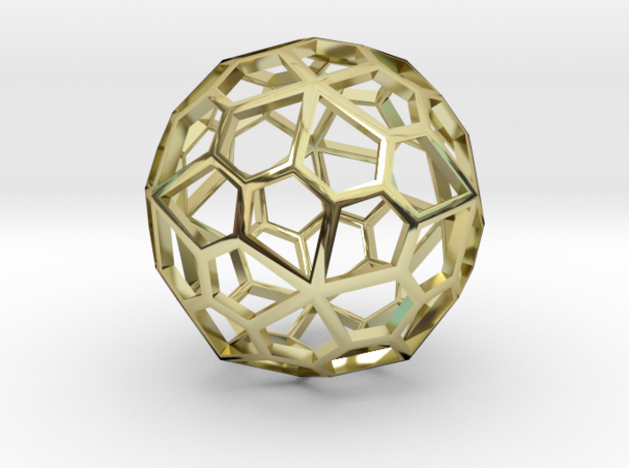 Polyhedral Pendant 3d printed