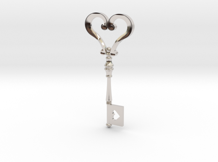 Heart Key 3d printed 