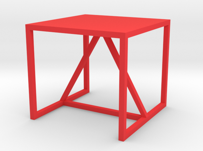 Strut End Table 1:12 scale 3d printed 
