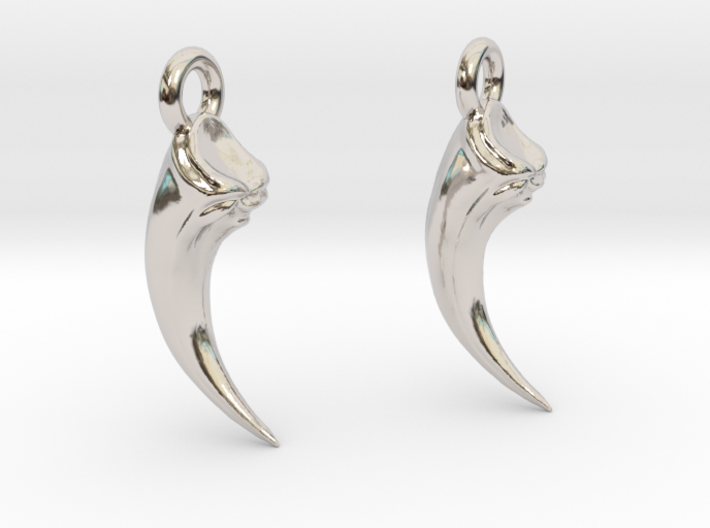 Talon Earings (pair) 3d printed
