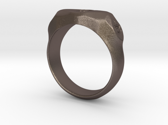 UK m size &quot;Pause&quot; ring, first edition. 3d printed