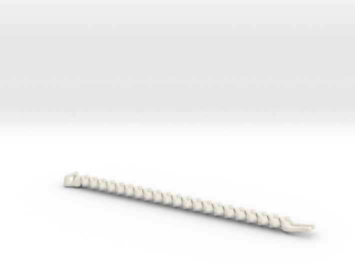 Spine Chain Bracelet 3d printed