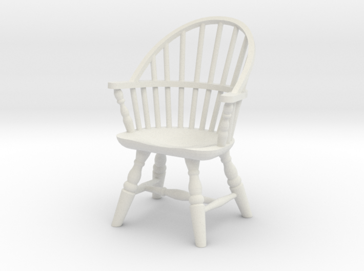 1:24 Sack Back Windsor Chair 3d printed 