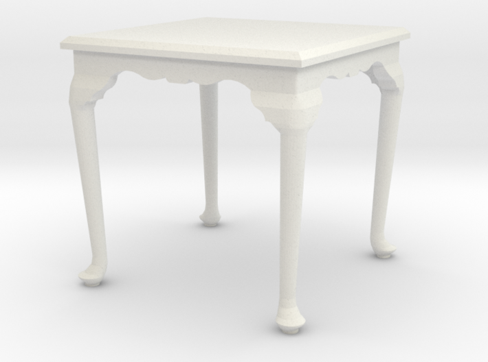 1:24 Queen Anne Square Dining Table 3d printed 