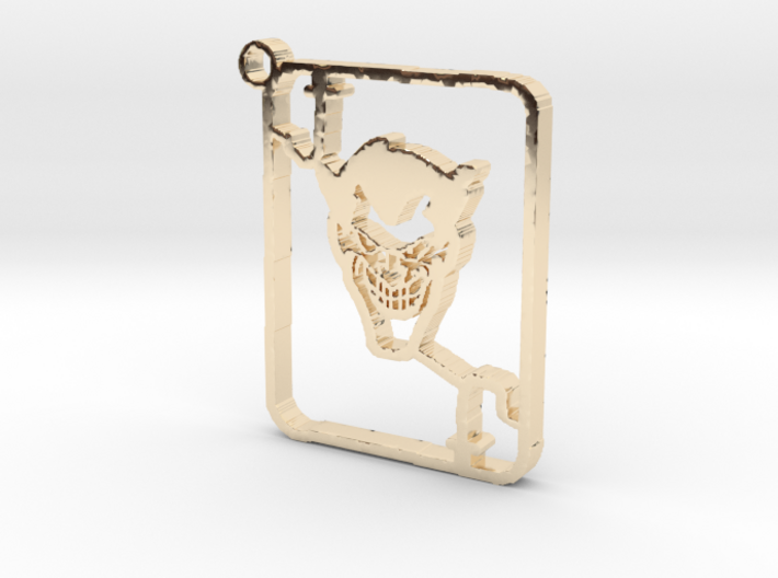 Joker Card Keychain 3d printed