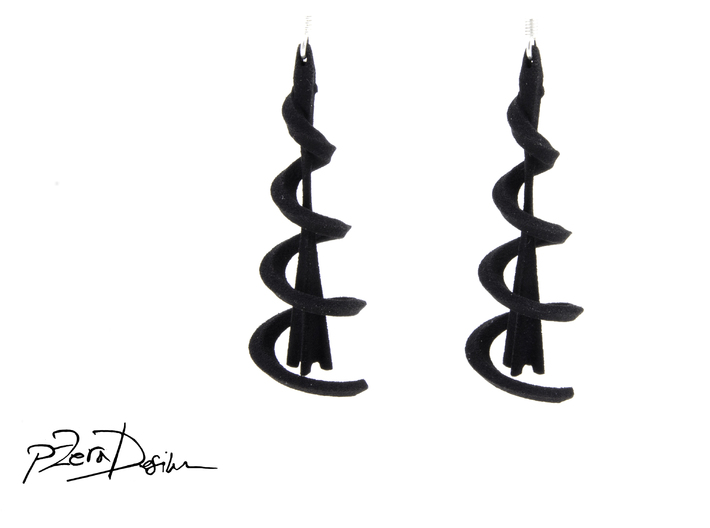 Helix Eiffel Earrings 3d printed 