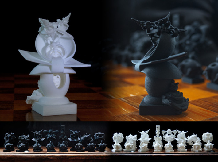 Surreal Chess Set - My Masterpieces - Bishop I 3d printed 