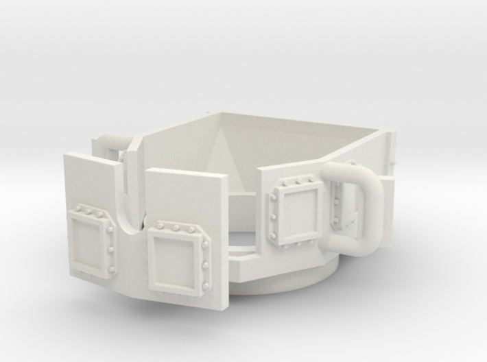 ~1/87 open MRAP/HMMWV turret (repaired) 3d printed