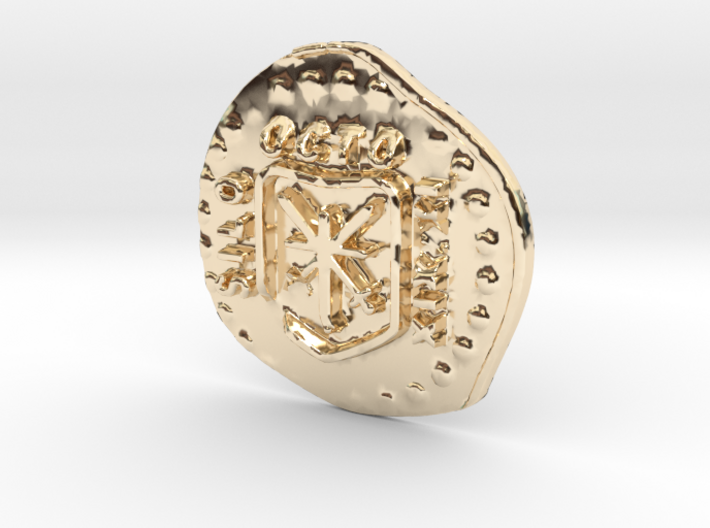 Shiloh pirate coin 3d printed