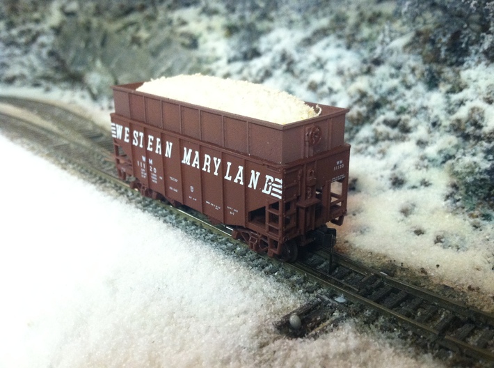 N scale WM H 31 Woodchip hopper extension 2 pack 3d printed