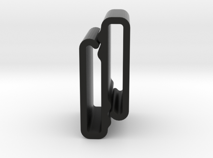 S Belt Clip Single Strap Molle (Medium Duty) 3d printed