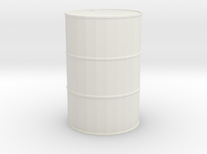 Single-barrel 1/29 scale 3d printed