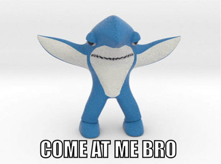Left Shark - Come at me Bro 3d printed