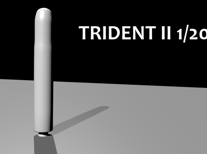 TRIDENT II D5 1/200th 3d printed