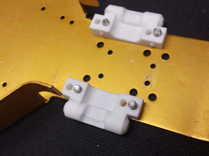CPD 0-degree RC10 Rear Arm Mounts 3d printed 