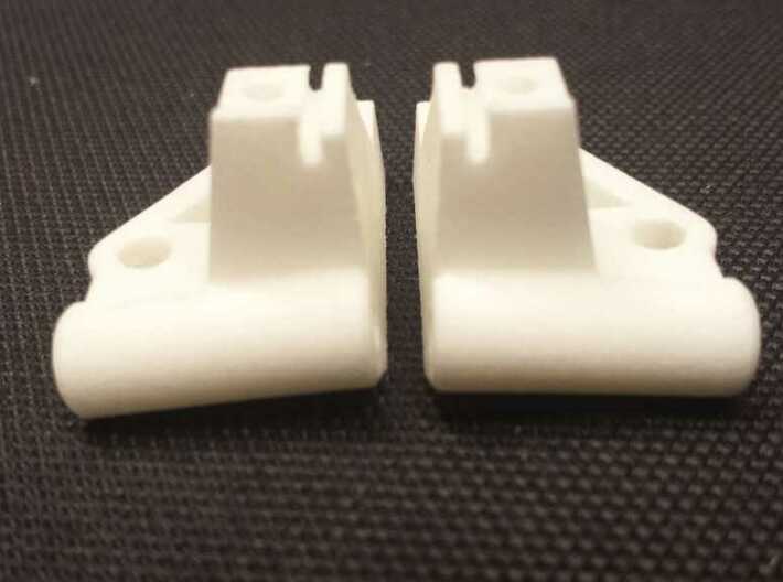 CPD 6208 25-degree RC10 Front Arm Mounts 3d printed 
