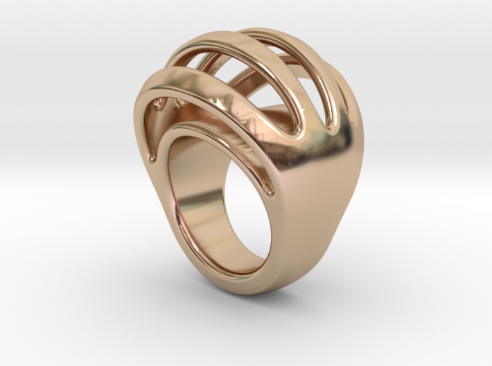 RING CRAZY 19 - ITALIAN SIZE 19 3d printed