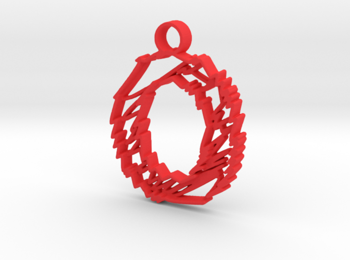 Sketch &quot;O&quot; Charm 3d printed