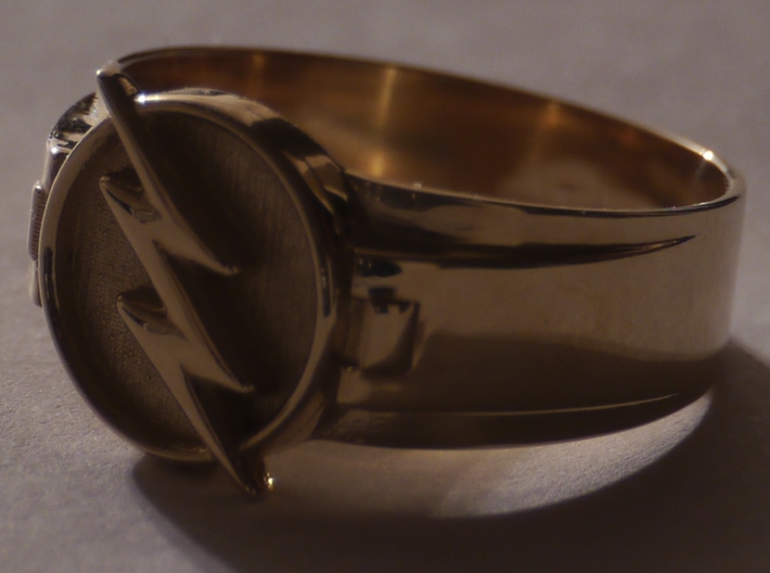 Reverse Flash Ring size 10 1/4 20mm  3d printed 