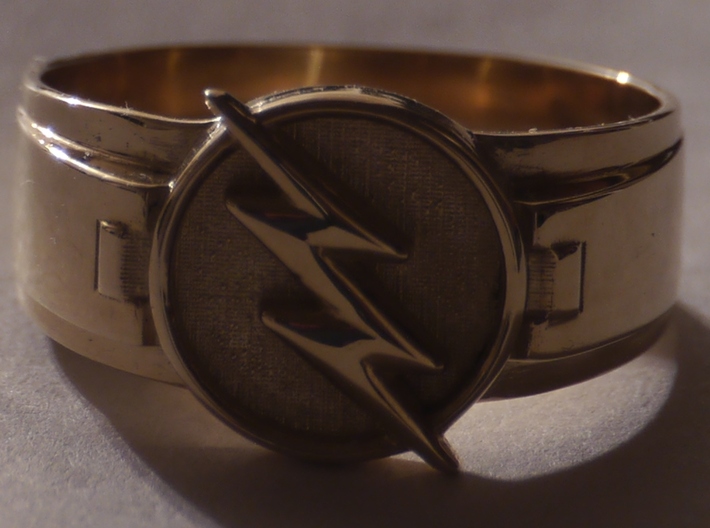 Reverse Flash Ring Size 10.5 20.2mm  3d printed 