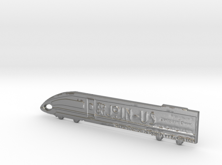 ZWOOKY Style 29 Sample - Train keyring 3d printed