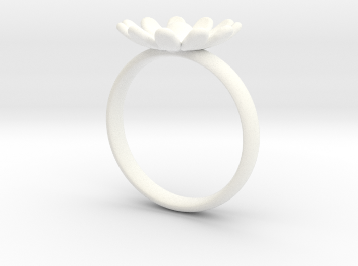 Daisy Ring 3d printed 