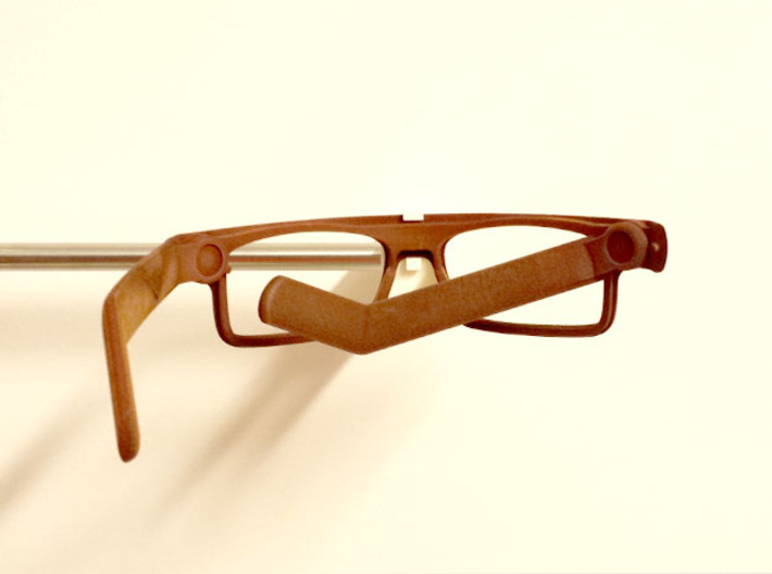 BoomGlasses 3d printed Self-Dyed Chestnut: Wooden textures