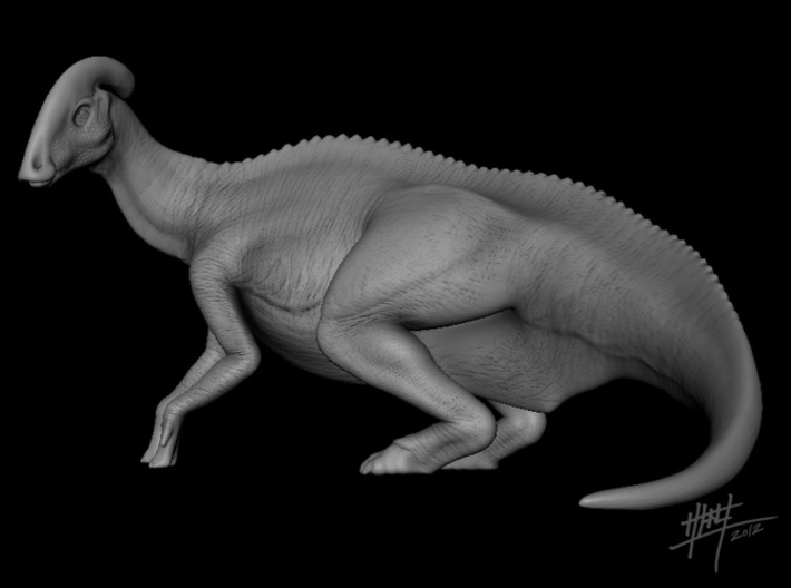 Parasaurolophus Female 1/72 3d printed