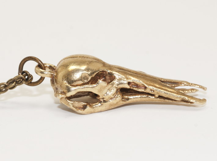 Platypus skull pendant 3d printed 