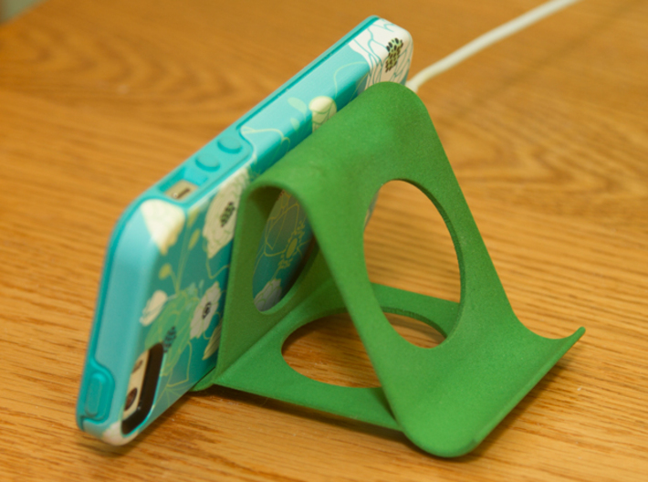 iPhone stand 3d printed iPhone 5S rear view